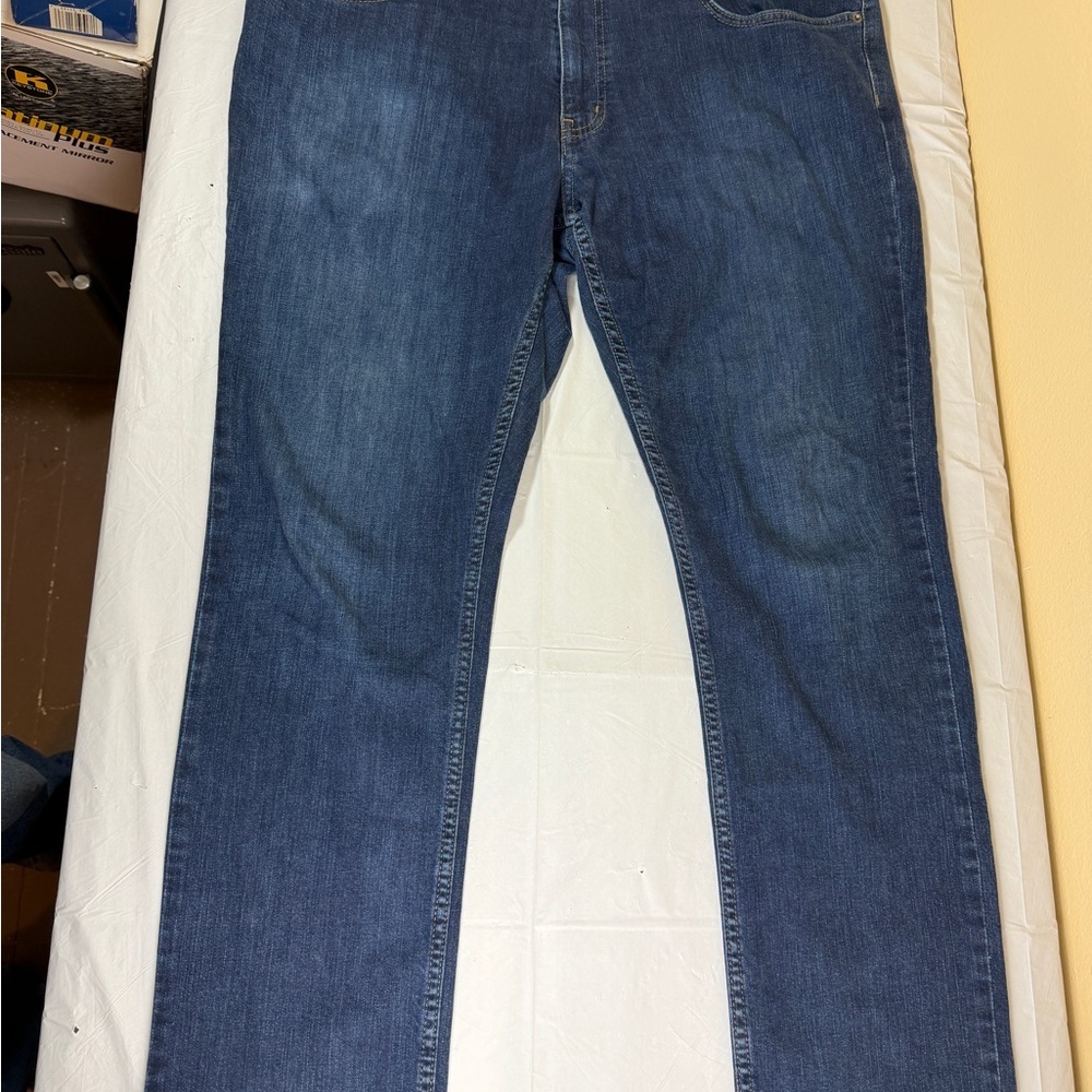 Eddie Bauer Men's Dark‎ Blue Straight Jeans